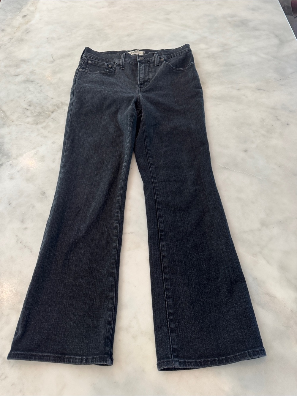 Madewell Classic Women's Dark Wash Bootcut Jeans - Black
